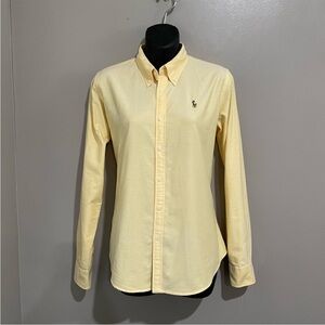 Ralph Lauren Yellow Button Down Shirt